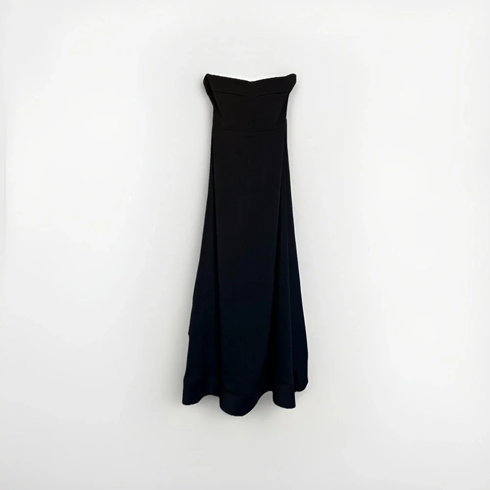 Shoshanna Midnight Black Dress Sz 0 Strapless High Low Dress Prom Bridesmaid